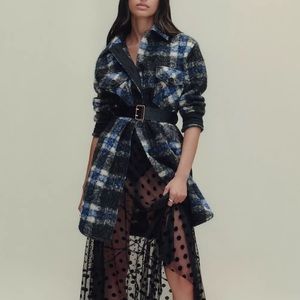 RD Style Eva Plaid Bouclé Shacket